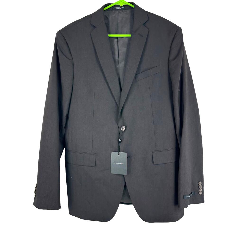 John Varvatos NWT Bedford Brown Men's Size 42L Blazer Sportscoat 98% Wool